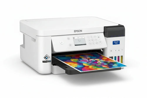 IMPRESORA EPSON SC F170 SUBLIMACION + PAPEL SUBLIMACION 8.5 X 11 100 HOJAS